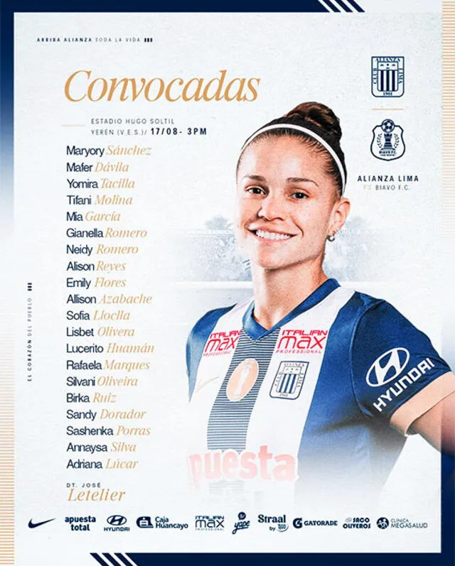 Alianza Lima, Adriana Lúcar