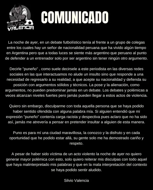 El comunicado de Silvio Valencia tras pelea con 'Chevaristo' 