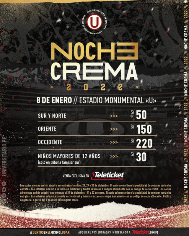 Precio de Entradas /Twitter Universitario   