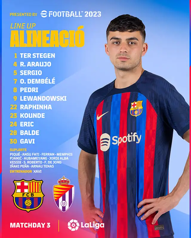 Barcelona vs Valladolid