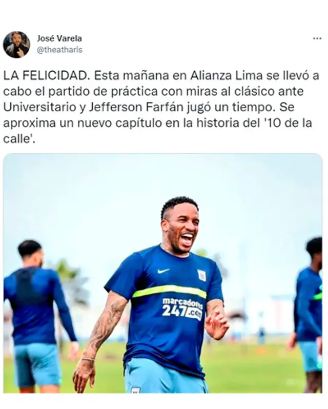 Jefferson Farfán en Alianza Lima