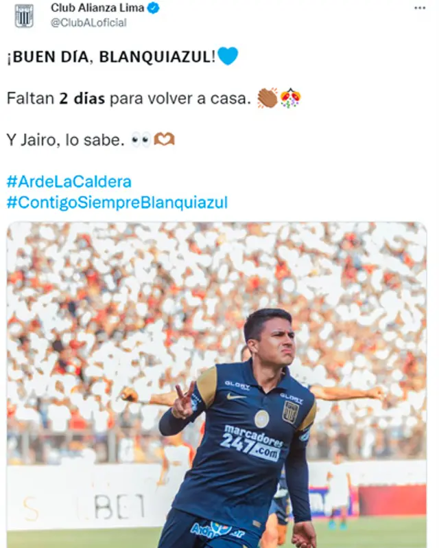 Alianza Lima y el mensaje previo al clásico