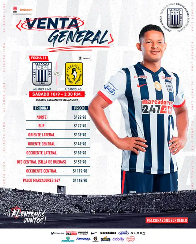 Alianza Lima vs Cantolao