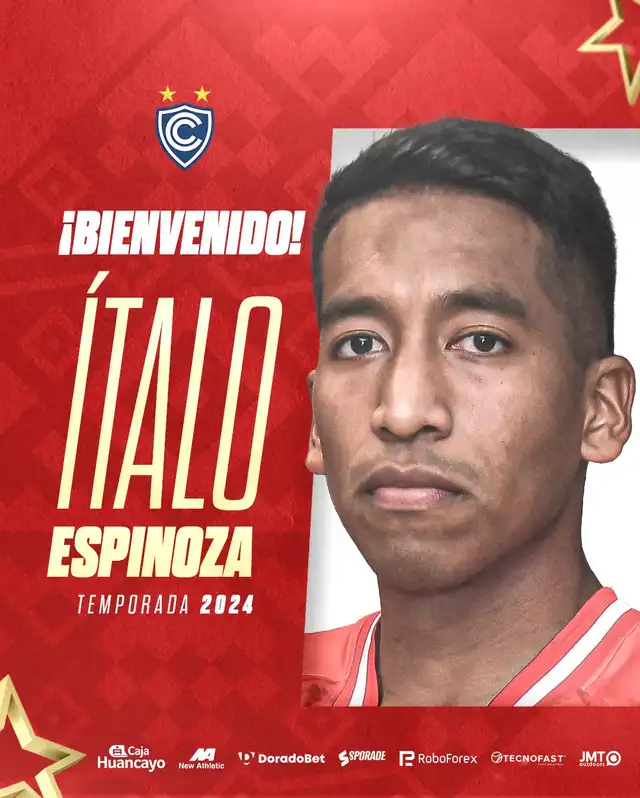 Ítalo Espinoza se sumó a Cienciano del Cusco