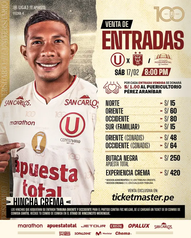 Universitario vs Melgar
