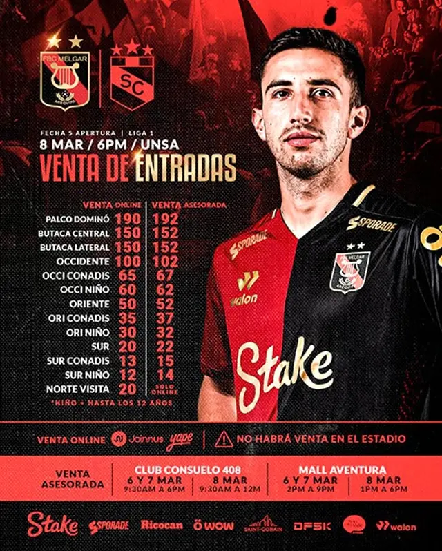 Melgar vs Sporting Cristal