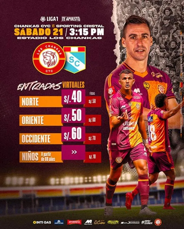 Sporting Cristal vs Los Chankas