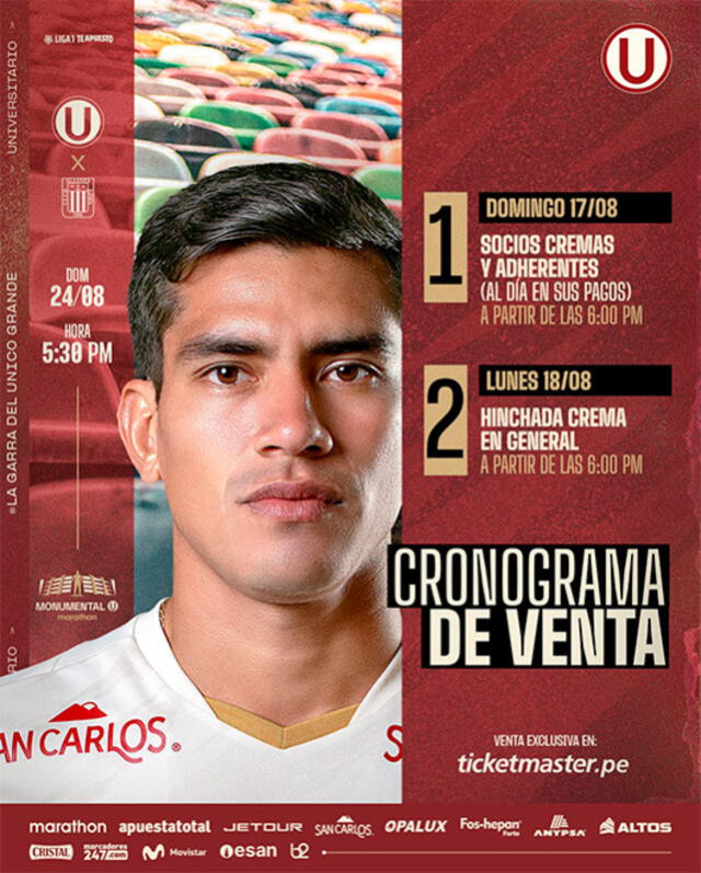U vs Alianza Lima
