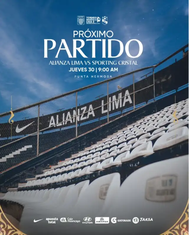 Alianza Lima confirmó que el partido ante Sporting Cristal por el Torneo Benéfico Liga 3 no se jugará en el Estadio Alejandro Villanueva