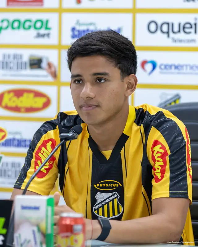 Jhilmar Lora. Foto: Gremio Novorizontino Jhilmar Lora. Foto: Gremio Novorizontino