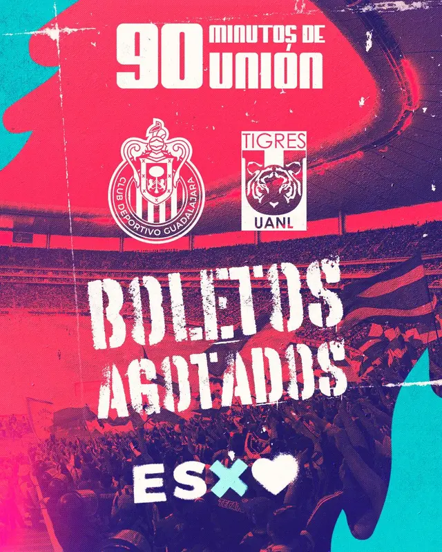 Chivas vs. Tigres UANL por Liga MX