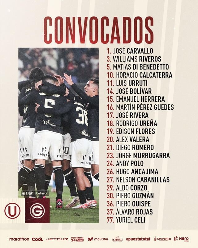 Convocados de la 