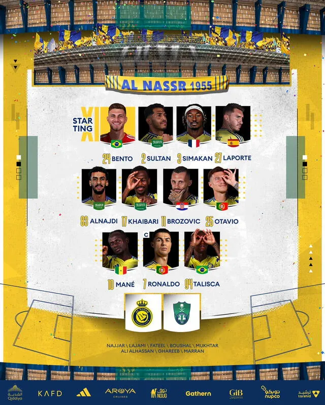 Once de Al Nassr.   