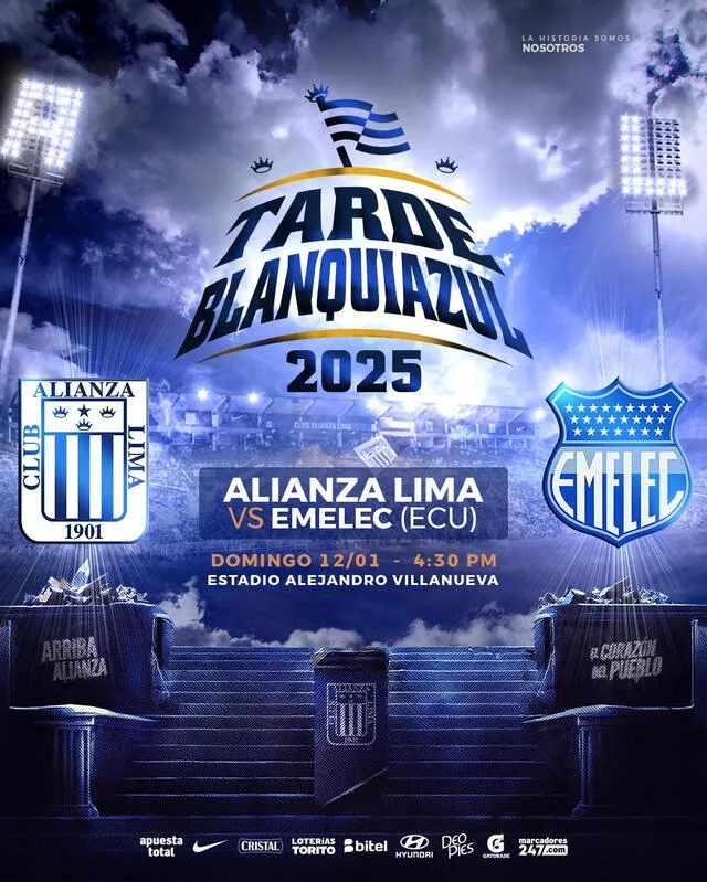 Alianza Lima Tarde Blanquiazul 2025