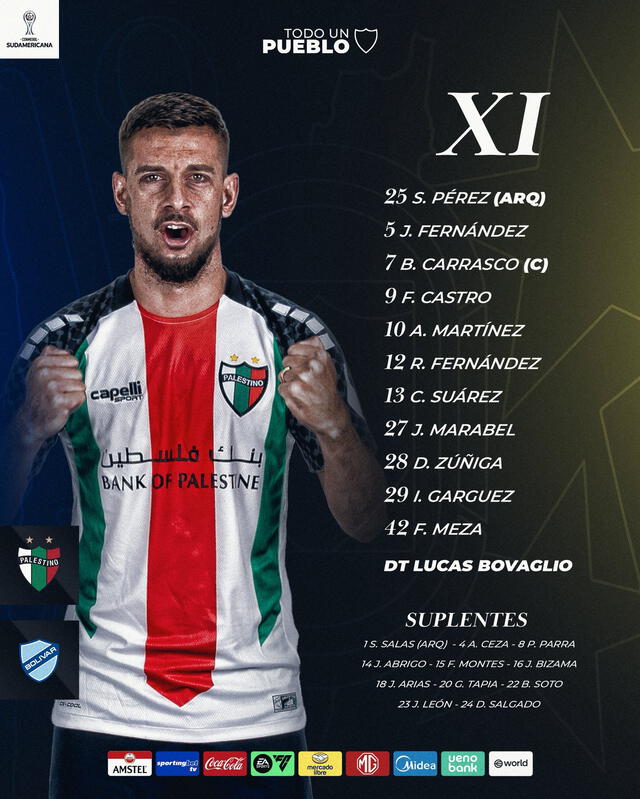Palestino vs Bolívar