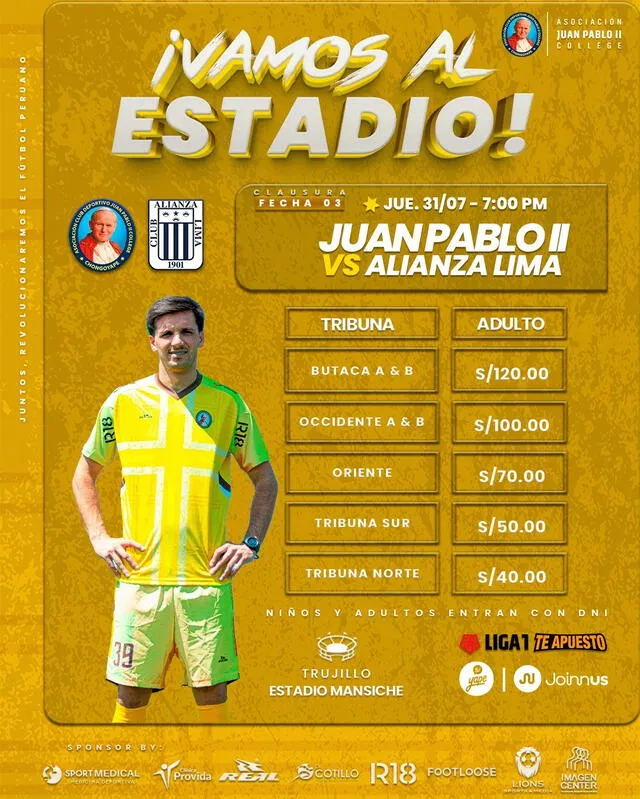  Alianza Lima vs. Juan Pablo II