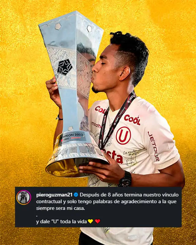 Piero Guzmán, Universitario