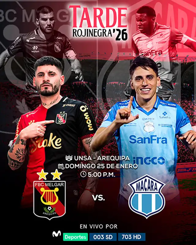 Movistar Deportes, Melgar Movistar Deportes, Melgar