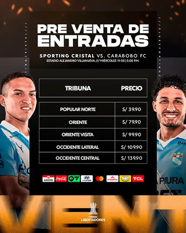 Sporting Cristal vs Carabobo Sporting Cristal vs Carabobo