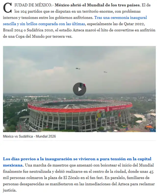 Escribió La Nación Escribió La Nación