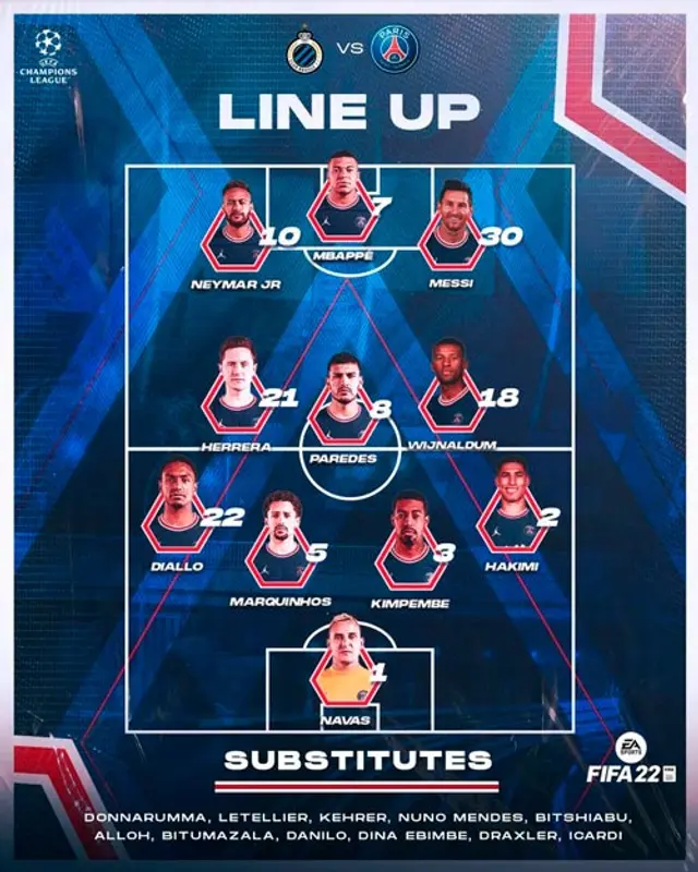 PSG vs Brujas EN VIVO ONLINE EN DIRECTO GRATIS Tarjeta Roja Directa Futbol Libre Champions League 2021