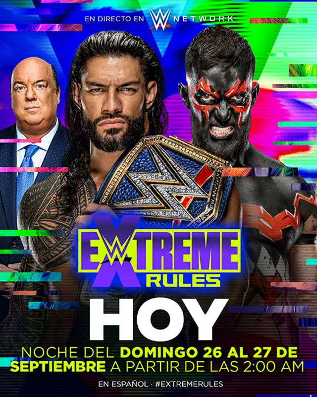 España anuncia el WWE Extreme Rules para este 26 de setiembre.   
