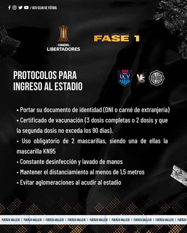 César Vallejo vs Olimpia César Vallejo vs Olimpia