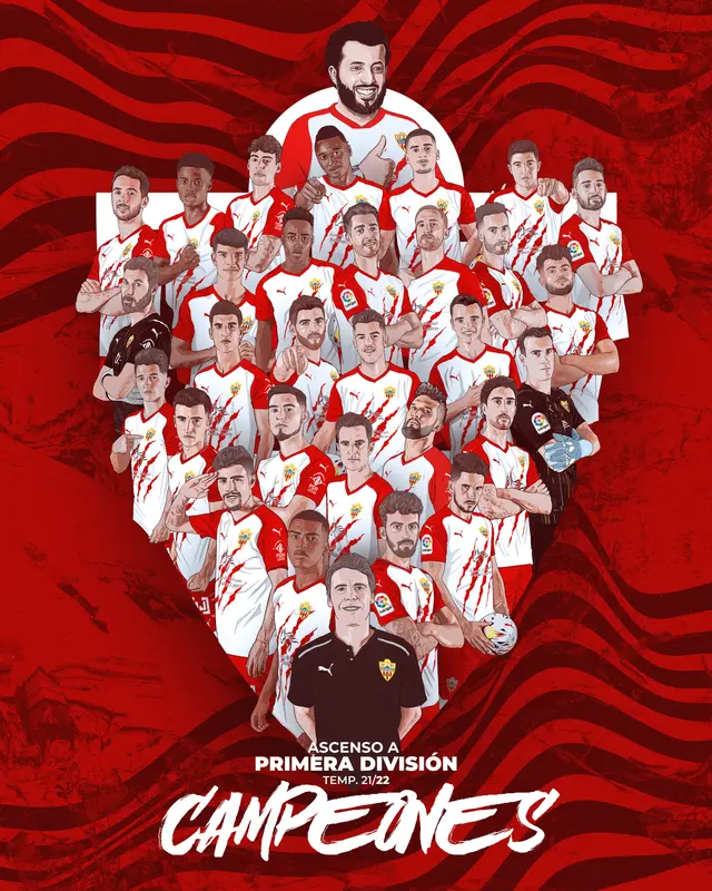 Almería campeón de LaLiga 2
