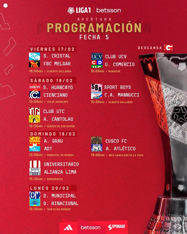 <strong>Fecha 5</strong> <strong>Fecha 5</strong>
