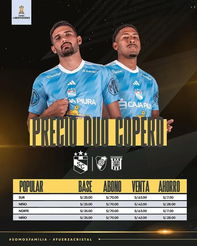 Sporting Cristal: Entradas para tribunas populares   