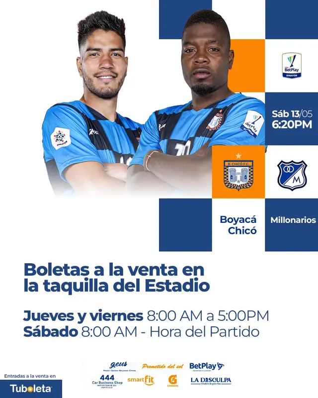 Millonarios vs Boyacá Chico