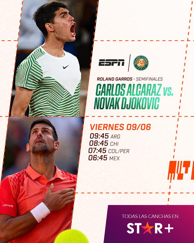 Carlos Alcaraz, Novak Djokovic