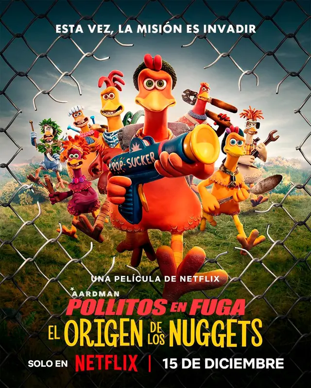 Pollitos en fuga Netflix