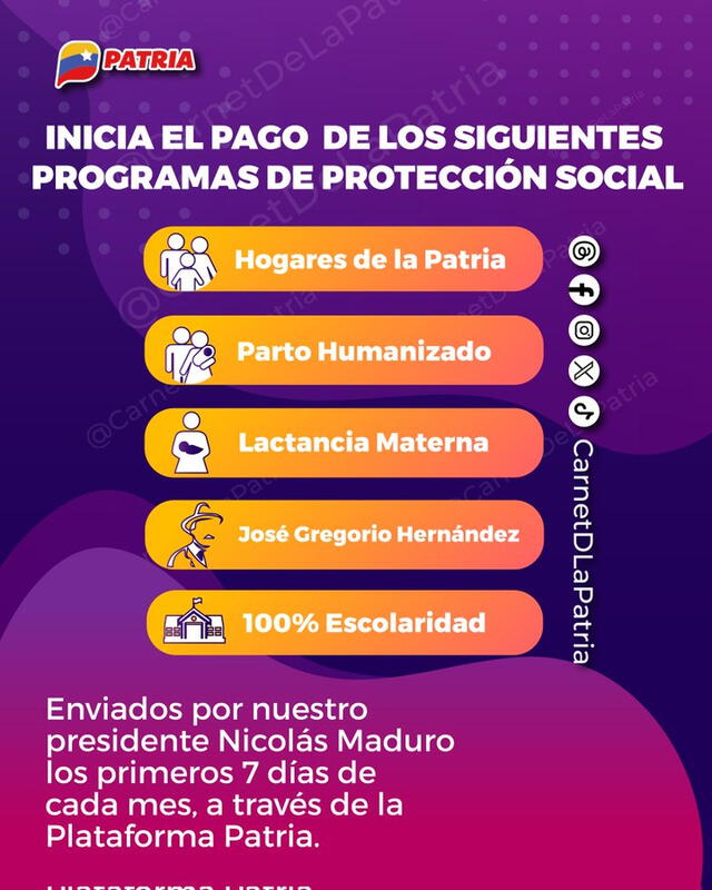 Bonos Protectores Social al Pueblo