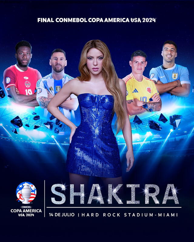 Shakira en la Copa América 2024 Shakira en la Copa América 2024