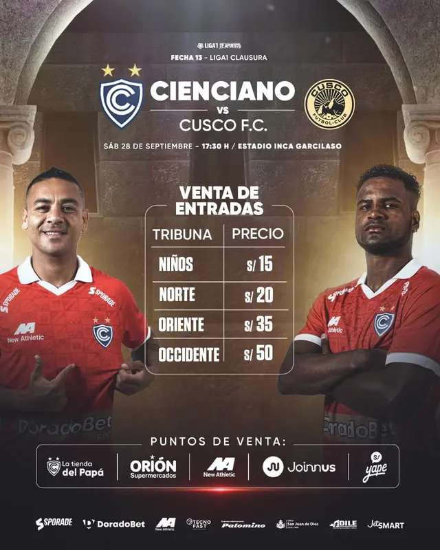 Cienciano vs Cusco FC