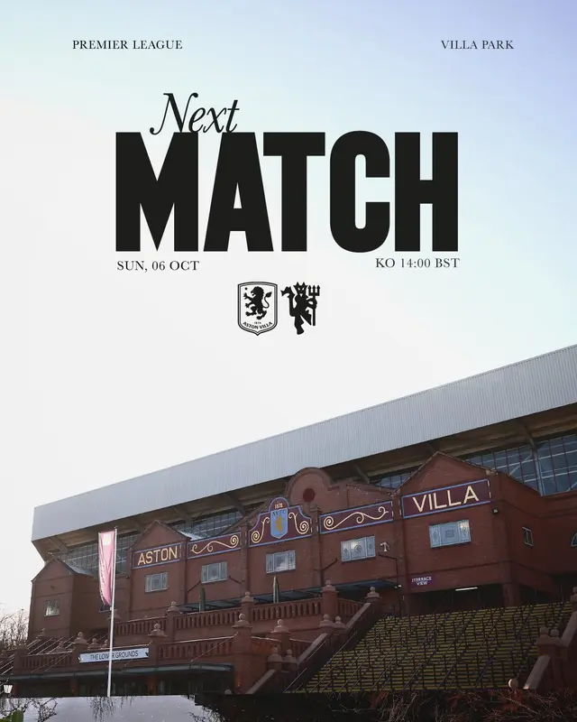 Aston Villa vs Manchester United