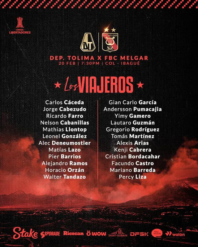 Melgar vs Deportes Tolima
