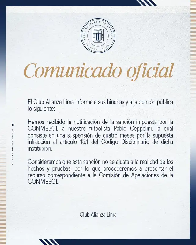 pablo ceppelini sancion