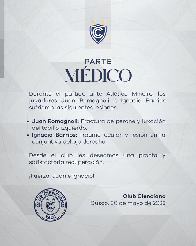Juan Romagnoli, Cienciano Juan Romagnoli, Cienciano