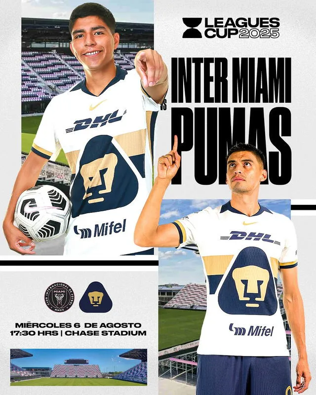 Inter Miami vs Pumas, Leagues Cup