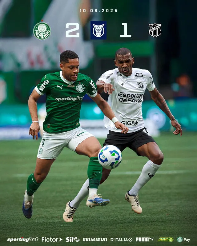Palmeiras vs Ceara, Brasileirao