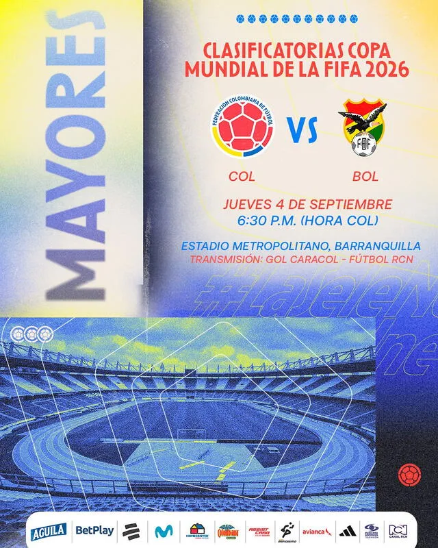Colombia vs Bolivia