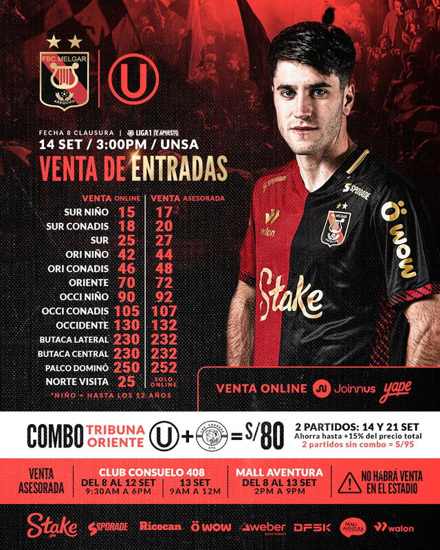 Universitario vs Melgar, Liga 1