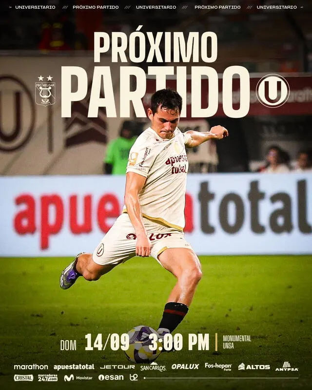 Universitario vs Melgar, Liga 1