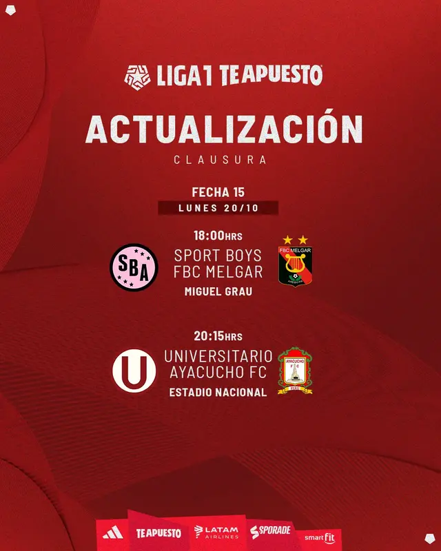 Universitario vs Ayacucho FC, Liga 1 Universitario vs Ayacucho FC, Liga 1