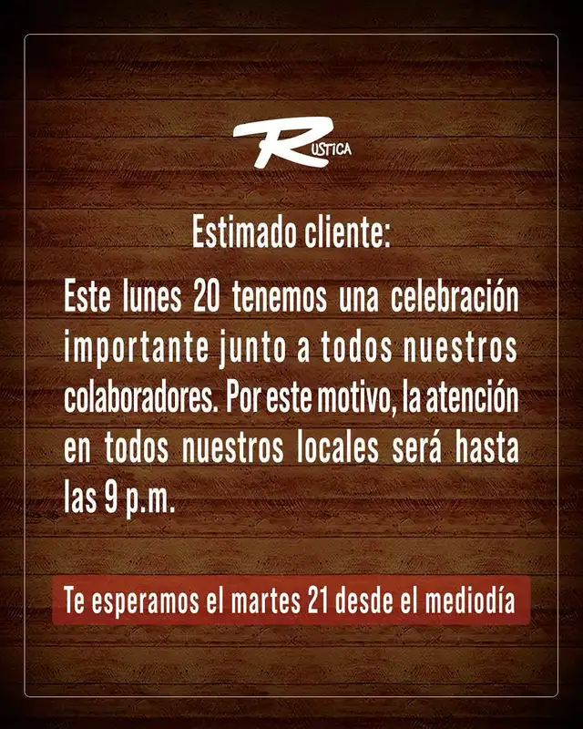 Rústica Rústica