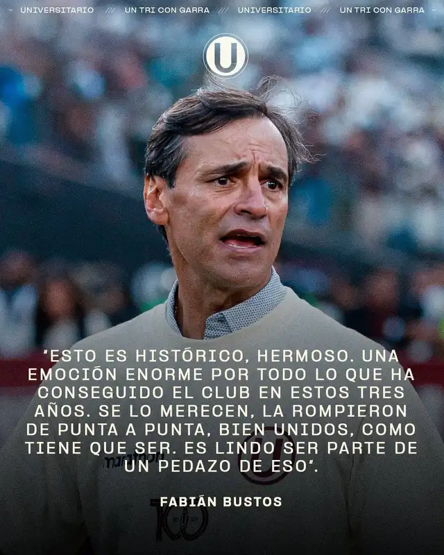 Fabián Bustos, Universitario de Deportes Fabián Bustos, Universitario de Deportes