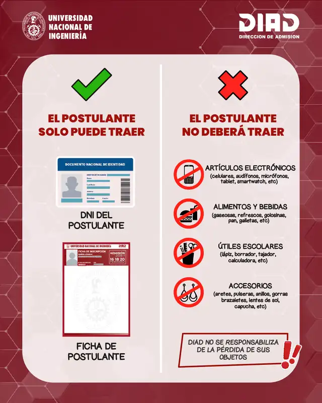 admisión UNI 2026-I