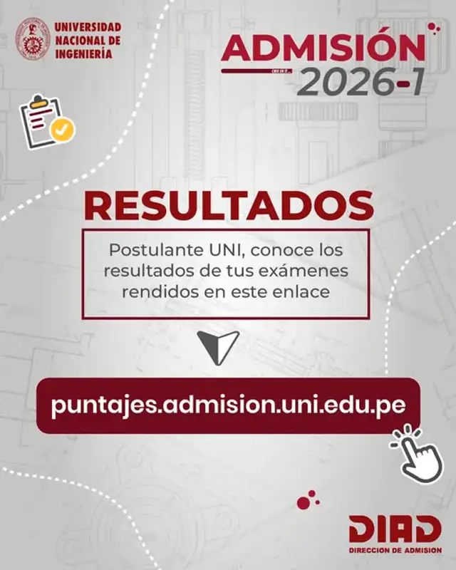 admisión UNI 2026